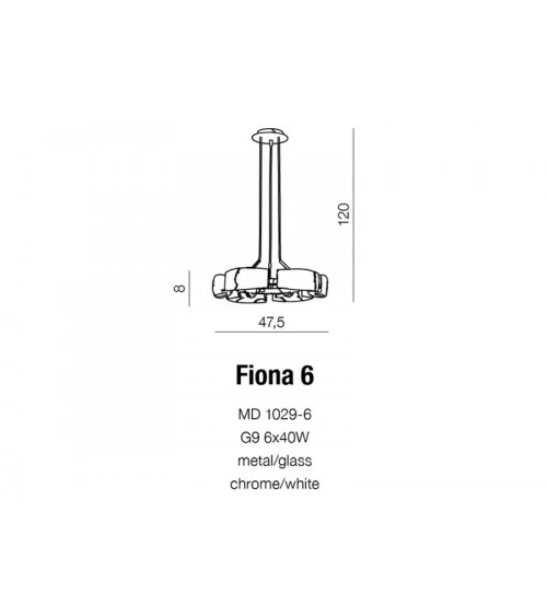 Lampa Fiona 6 AZzardo
