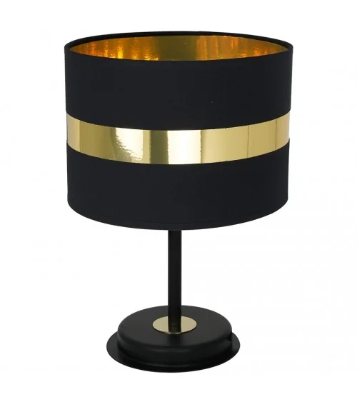 Lampa stołowa PALMIRA BLACK / GOLD 1xE27