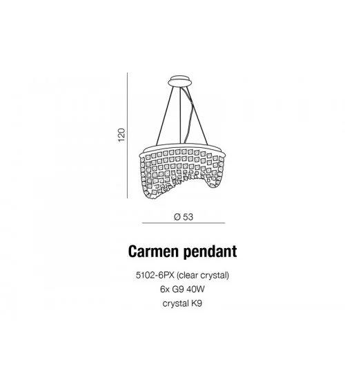 lampa CARMEN TOP