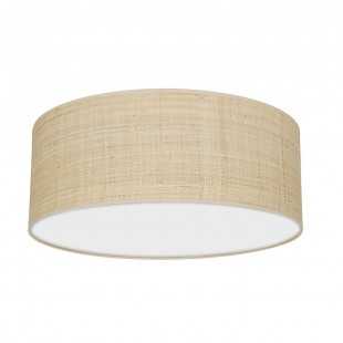 Lampa sufitowa MARSHALL WHITE / RATTAN 2xE27 40cm