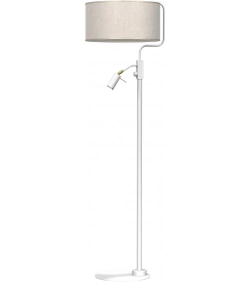 Lampa podłogowa LINO BIEL / LEN 1xE27 + 1x mini GU10