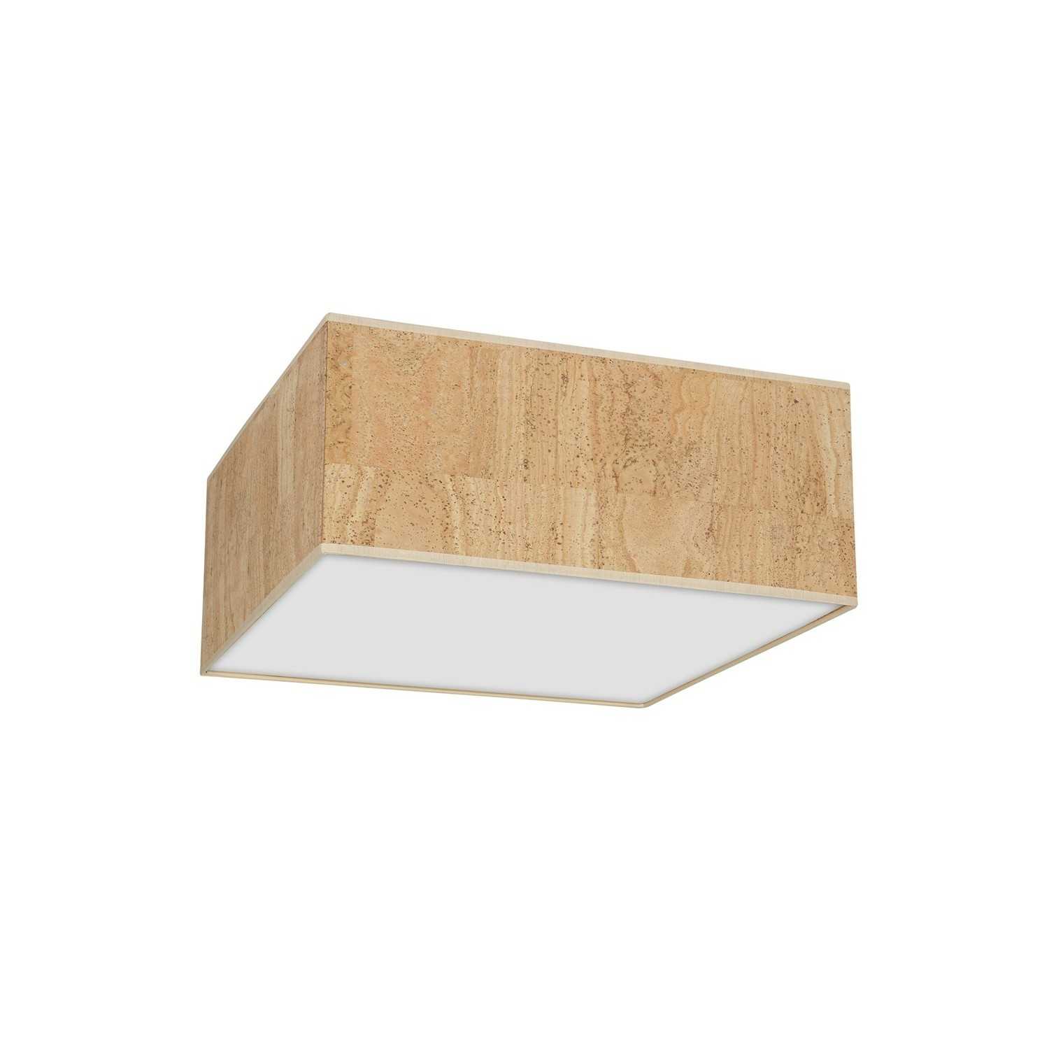 Lampa sufitowa CORK White/Cork 3xE27 50cm