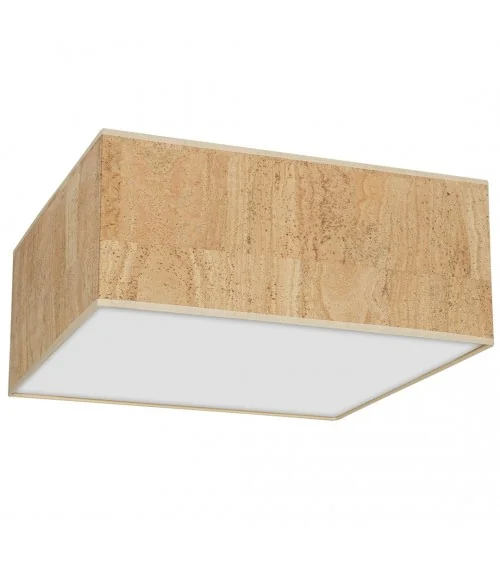 Lampa sufitowa CORK White/Cork 3xE27 50cm