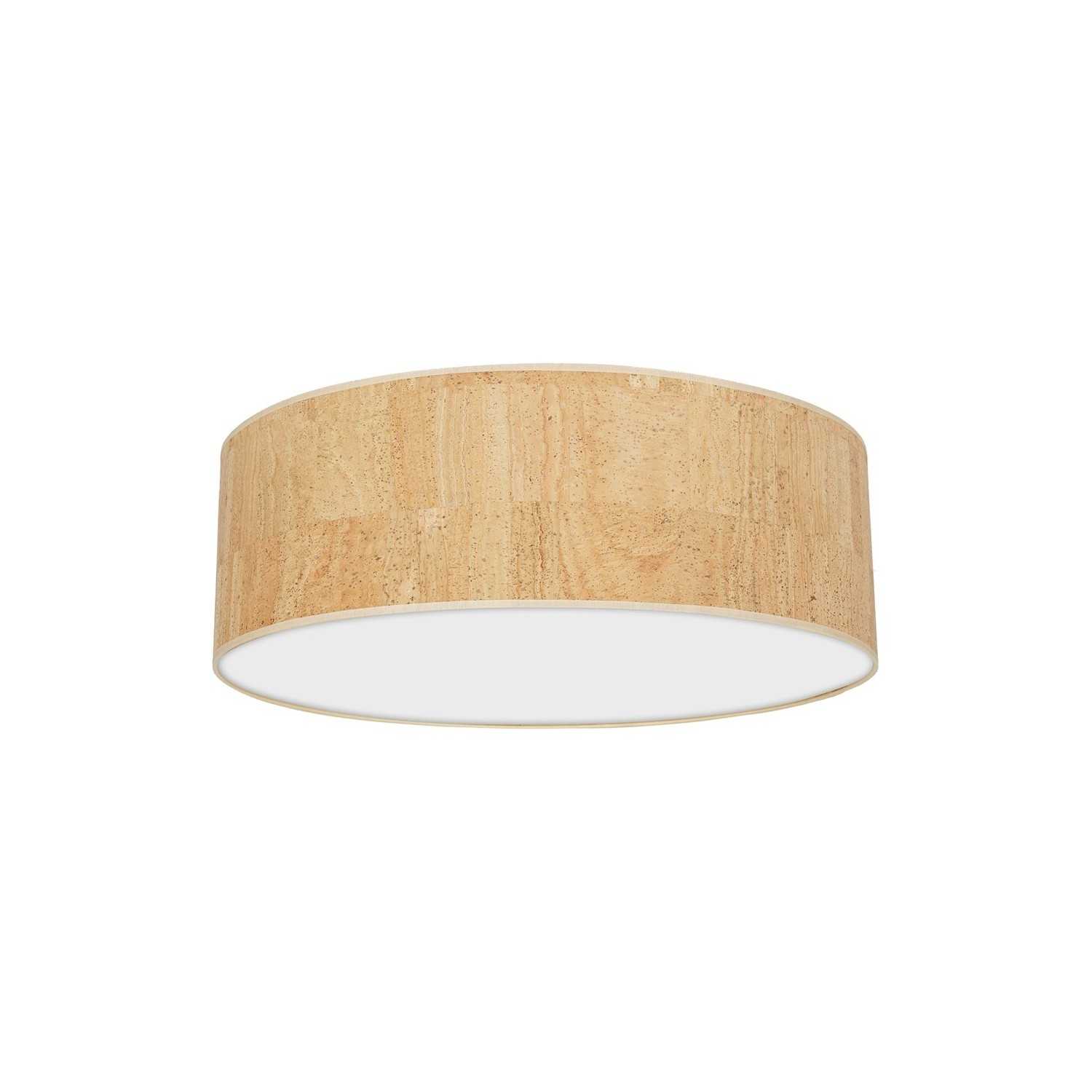 Lampa sufitowa CORK White/Cork 3xE27  60cm