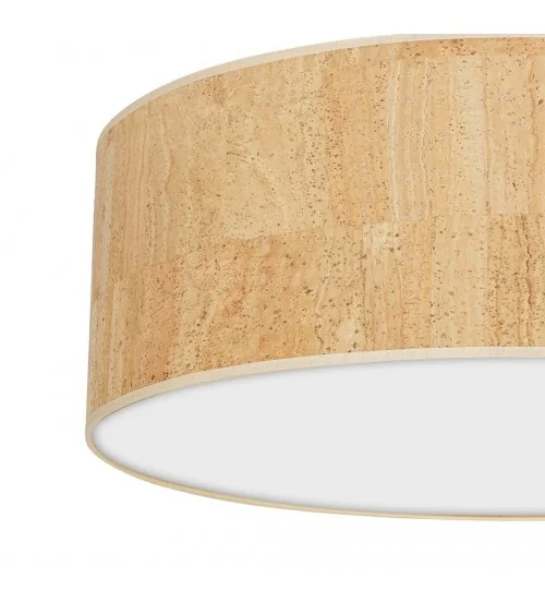 Lampa sufitowa CORK White/Cork 3xE27  60cm