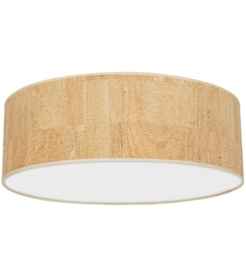 Lampa sufitowa CORK White/Cork 3xE27  60cm