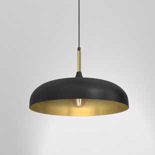Lampa wisząca LINCOLN BLACK/GOLD 1xE27 45cm