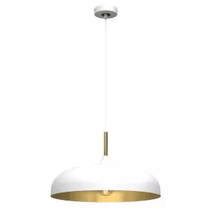 Lampa wisząca LINCOLN BLACK/GOLD 1xE27 45cm