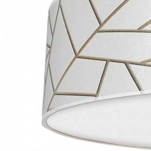 Lampa sufitowa ZIGGY WHITE White/Gold 3xE27 60cm