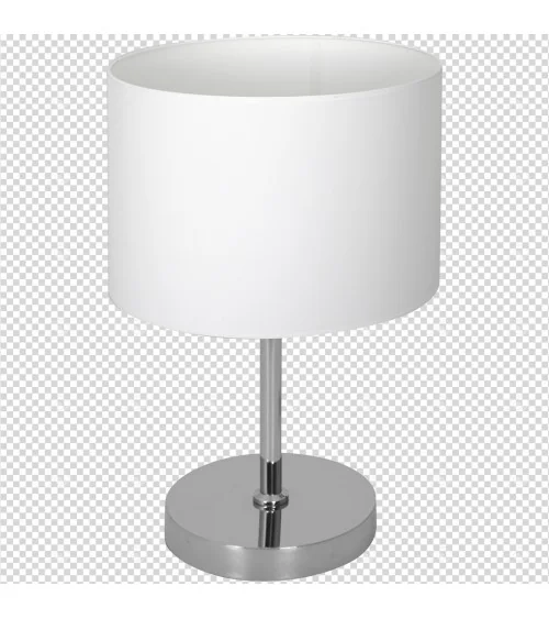 Lampka stołowa CASINO WHITE/CHROME 1xE27