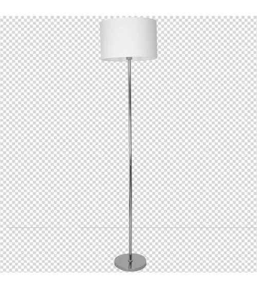 Lampa stojąca CASINO WHITE/CHROME 1xE27
