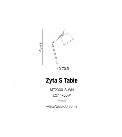 lampa ZYTA table BLACK azzardo