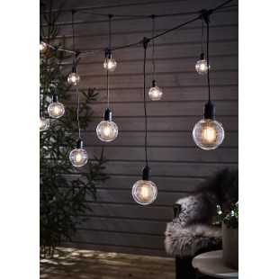 GARDEN 24 DECO LIGHT CHAIN 10L START BLACK/CLEAR