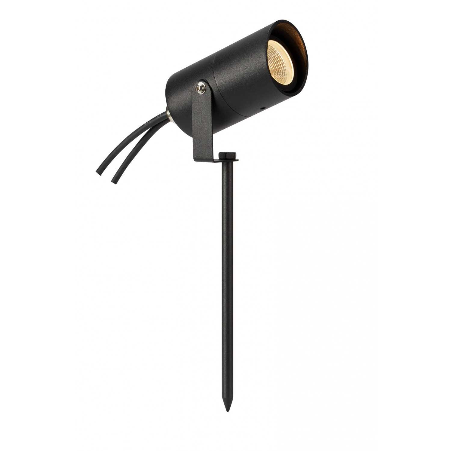 GARDEN 24 Spot Cylinder 3W Black