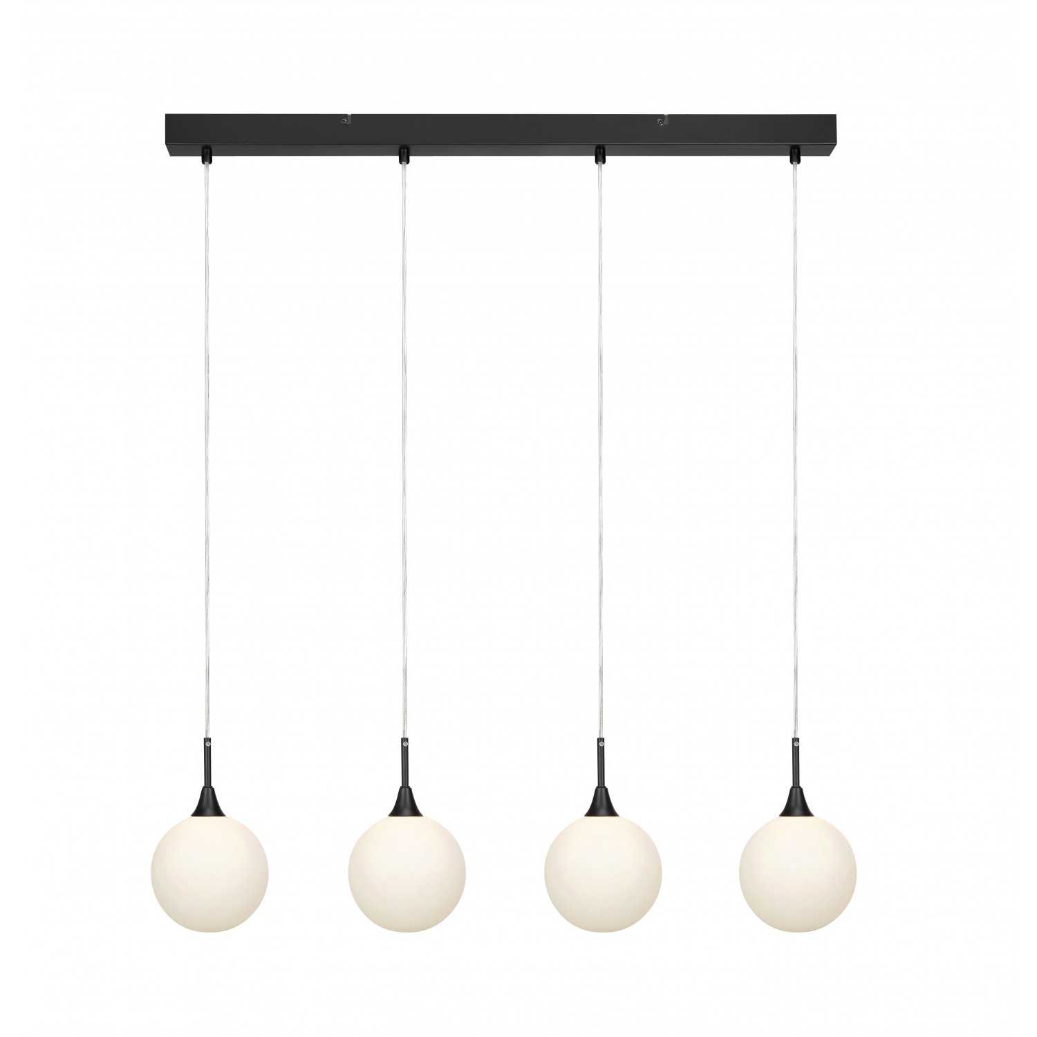 QUATTRO XL Pendant 4L Black/White