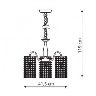 Bright Star 3 lampa wisząca LP-812/3P