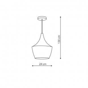 Caselle lampa wisząca biała LP-42013/1P