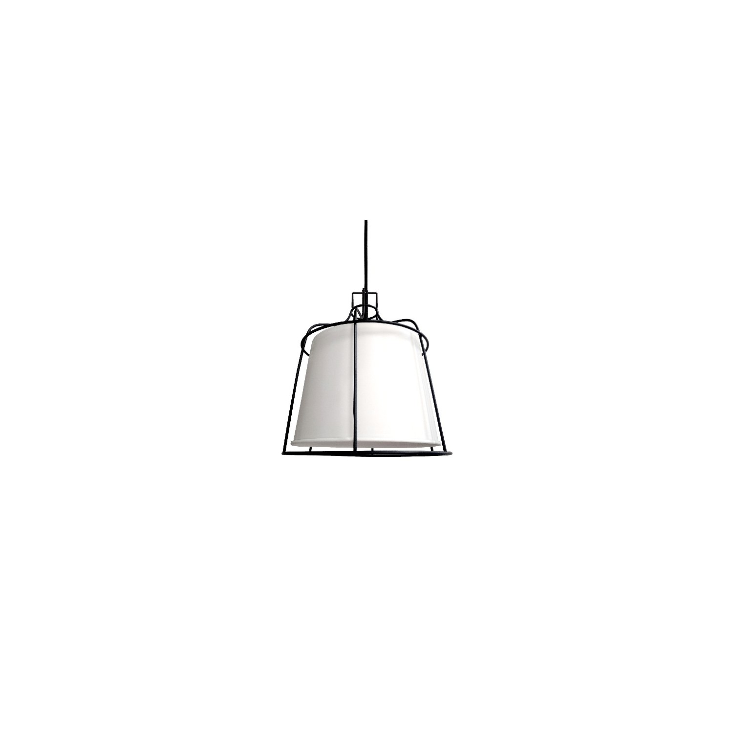 Dritto lampa wisząca mała biała LP-123/1P S WH