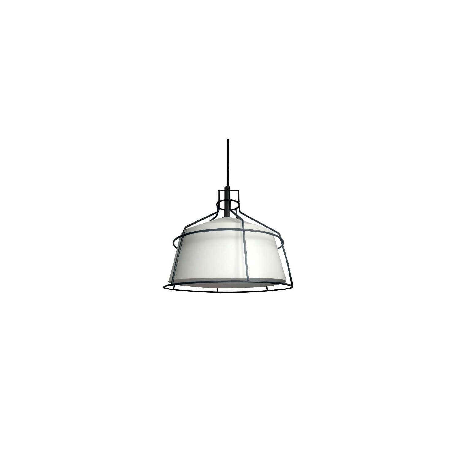 Dritto lampa wisząca średnia biała LP-123/1P M WH