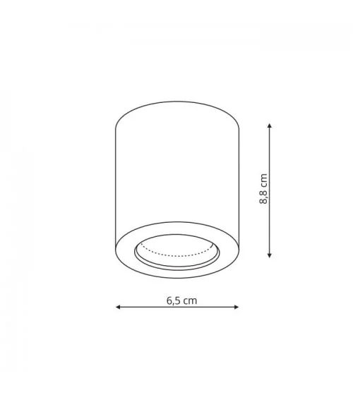 Faro oprawa natynkowa chrom IP65 LP-6510/1SM CH