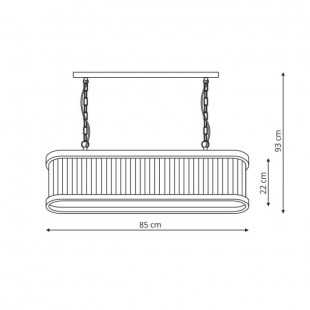 Galaxy lampy wisząca LP-8527/5P