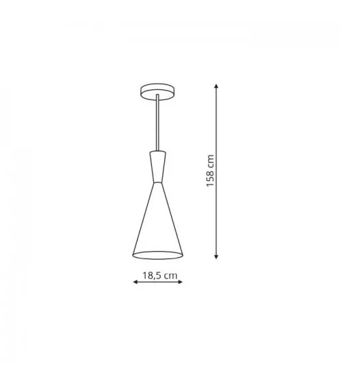 Garda 1 lampa wisząca biała LP-42011/1P