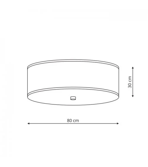 Girona plafon biały 80cm LP-2190/6C-80 WH