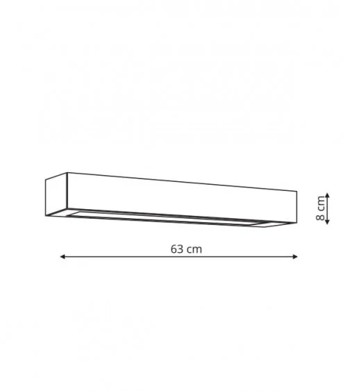 Ibros lampa sufitowa biała średnia 18W 4000K IP44 LP-7001/1C WH-63 18/4