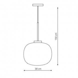 Jukon lampa wisząca LP-052/1P