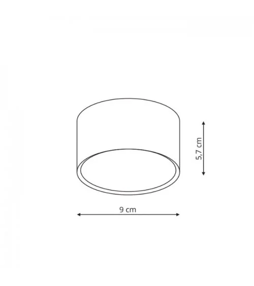 Kendal oprawa natynkowa biala IP54 LP-6331/1C IP54 WH