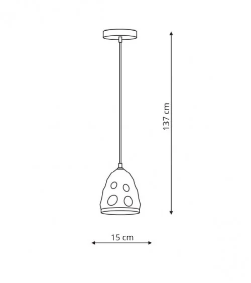 Melt 1 lampa wisząca LP-126/1P