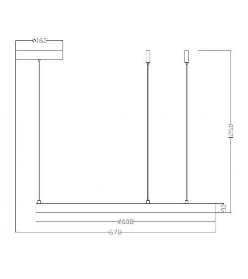 Midway lampa wisząca mała złota LP-033/1P S GD