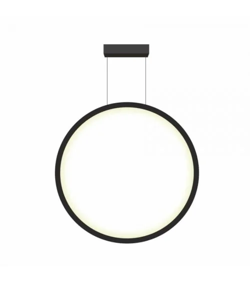 Mirror lampa wisząca duża czarna LP-999/1P L BK
