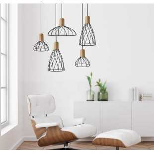 Moderno lampa wisząca długa E27 LP-1221/1P L E27 BK