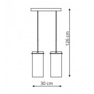 Monte 2 lampa wisząca LP-1305/2P