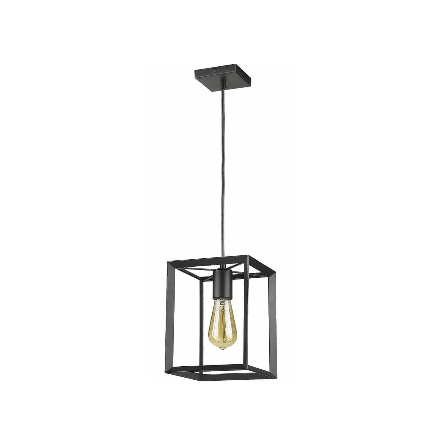 Napoli lampa wisząca czarna LP-4146/1P-BL