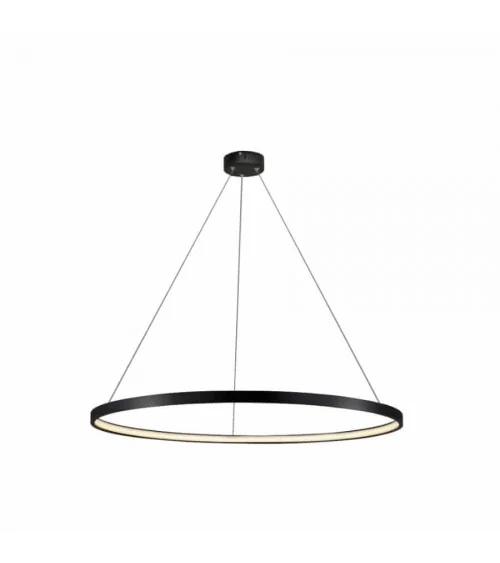 Ring lampa wisząca mała czarna 3000K LP-909/1P S BK