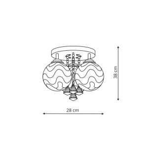 Sada 3 plafon LP-119/3C