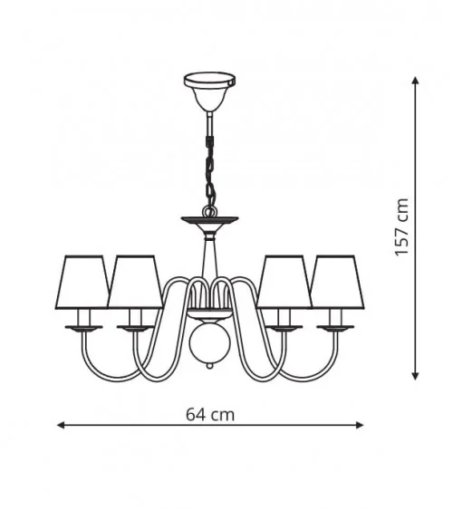 Werona 6 lampa wisząca LP-88439/6P