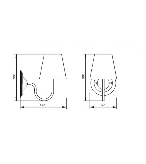 Werona kinkiet LP-88439/1W