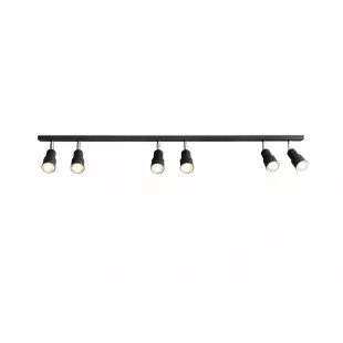 PLAFON ASPO 6 BLACK (3 x 2)