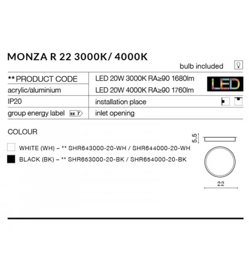MONZA R 22 WHITE