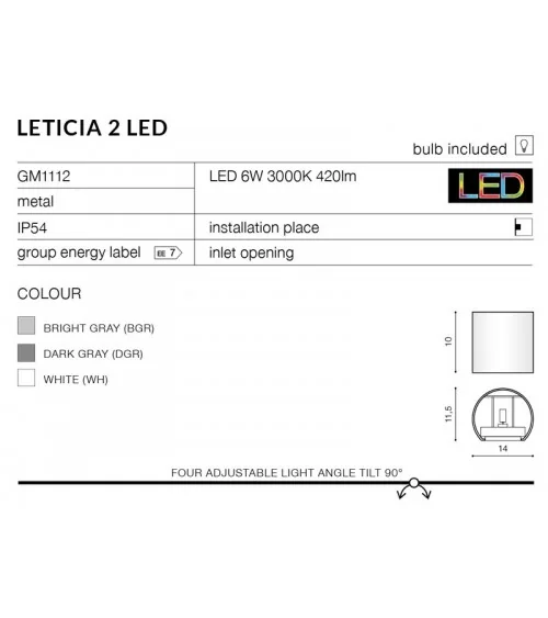 LETICIA 2 LED