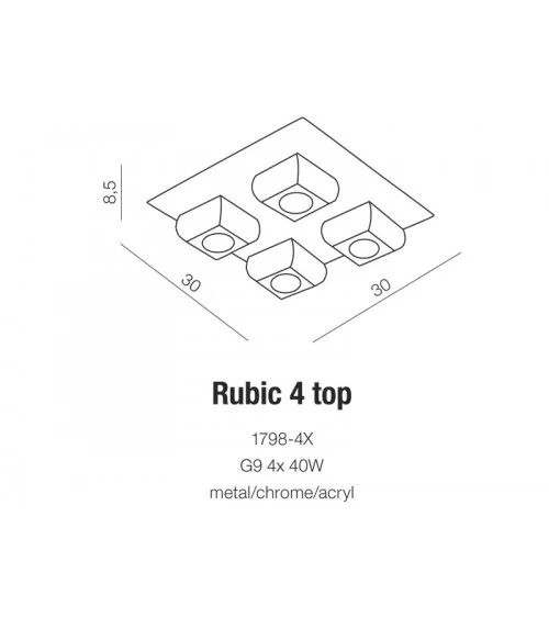 Plafon Rubic 4
