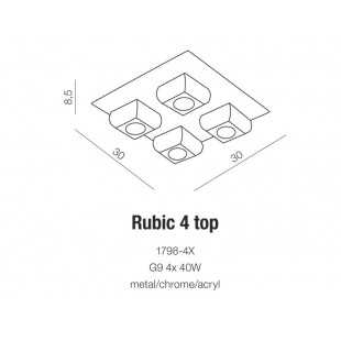 Plafon Rubic 4
