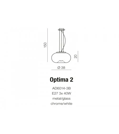 Lampa wisząca Optima 2