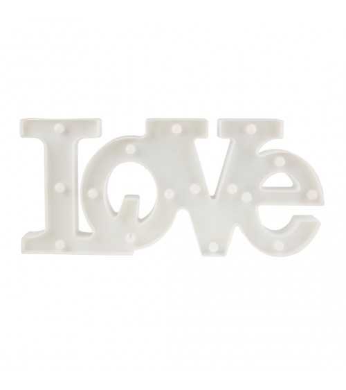 LOVE PLASTIKOWE LED