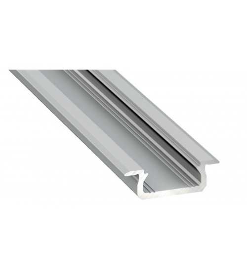 PROFIL ALUMINIOWY SREBRNY TYP Z 2m + KLOSZ MLECZNY