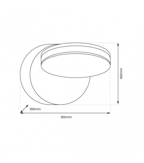 Kinkiet 360° 6W LED