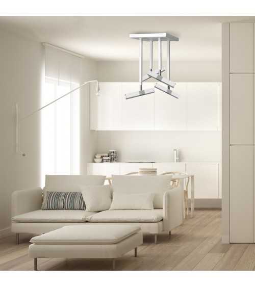 Lampa sufitowa CASTRO WHITE / CHROME 4xG9